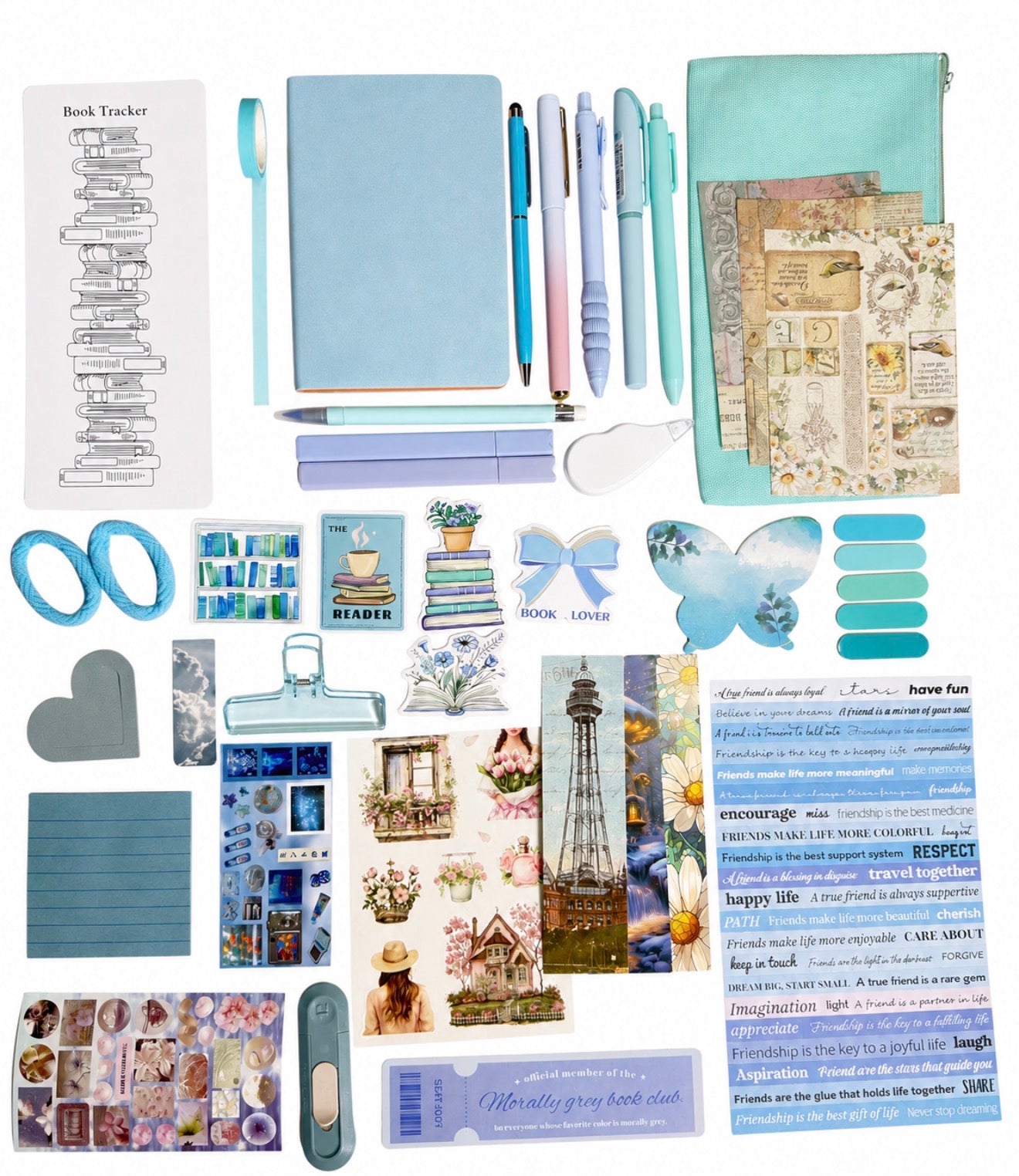 💙 NEW Blue — Aesthetic Bookish Bundle