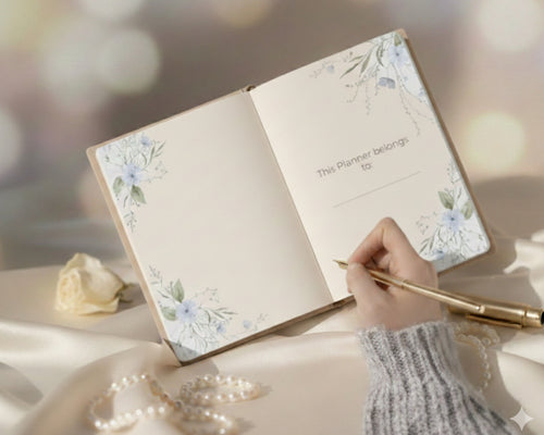 "My Daily Self-Care" Luxury Hardcover Planner – Aesthetic 5-Minute Gratitude & Mindfulness Journal