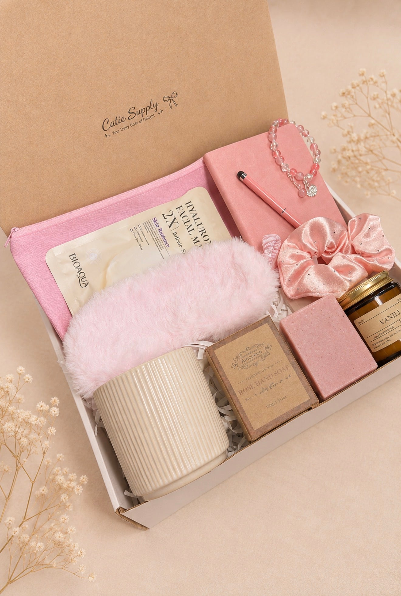 Blush Pink Premium Self-Care Gift Box