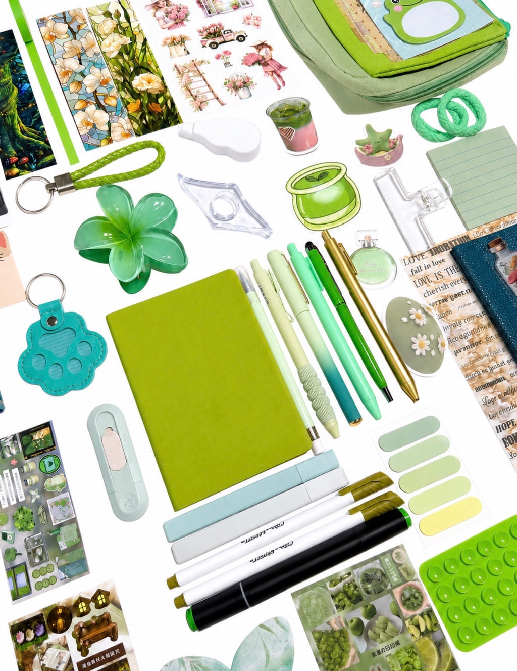 💚 NEW Green Matcha Elite — Green Aesthetic Bookish Bundle