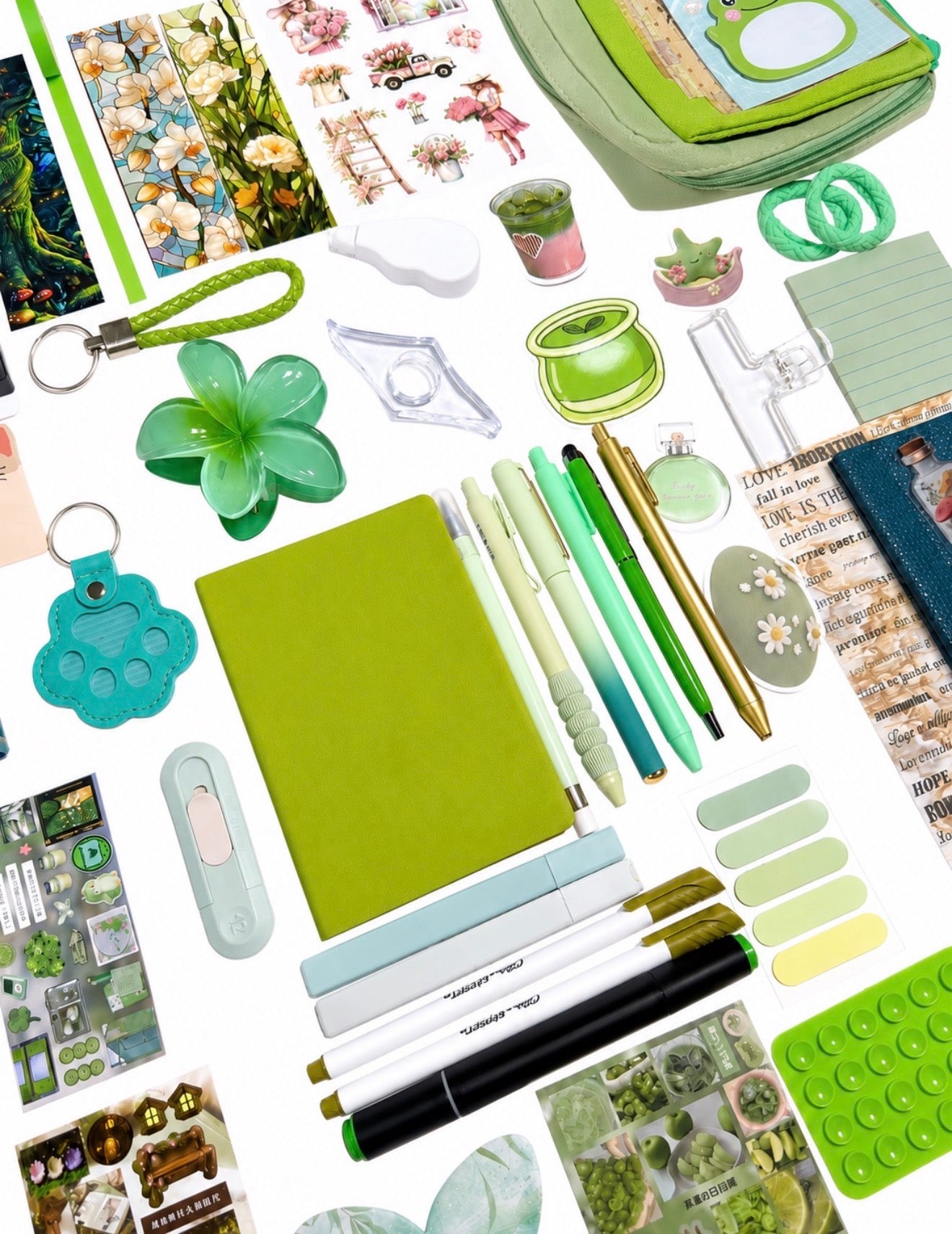 💚 NEW Green Matcha Elite — Green Aesthetic Bookish Bundle