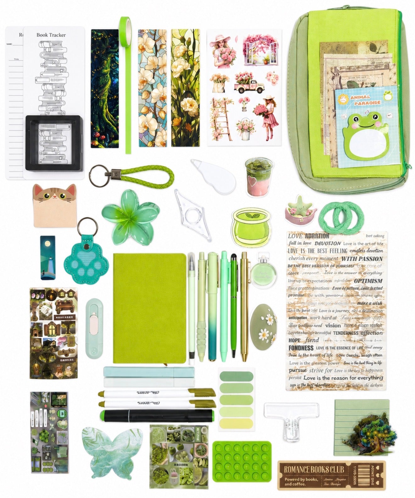💚 NEW Green Matcha Elite — Green Aesthetic Bookish Bundle