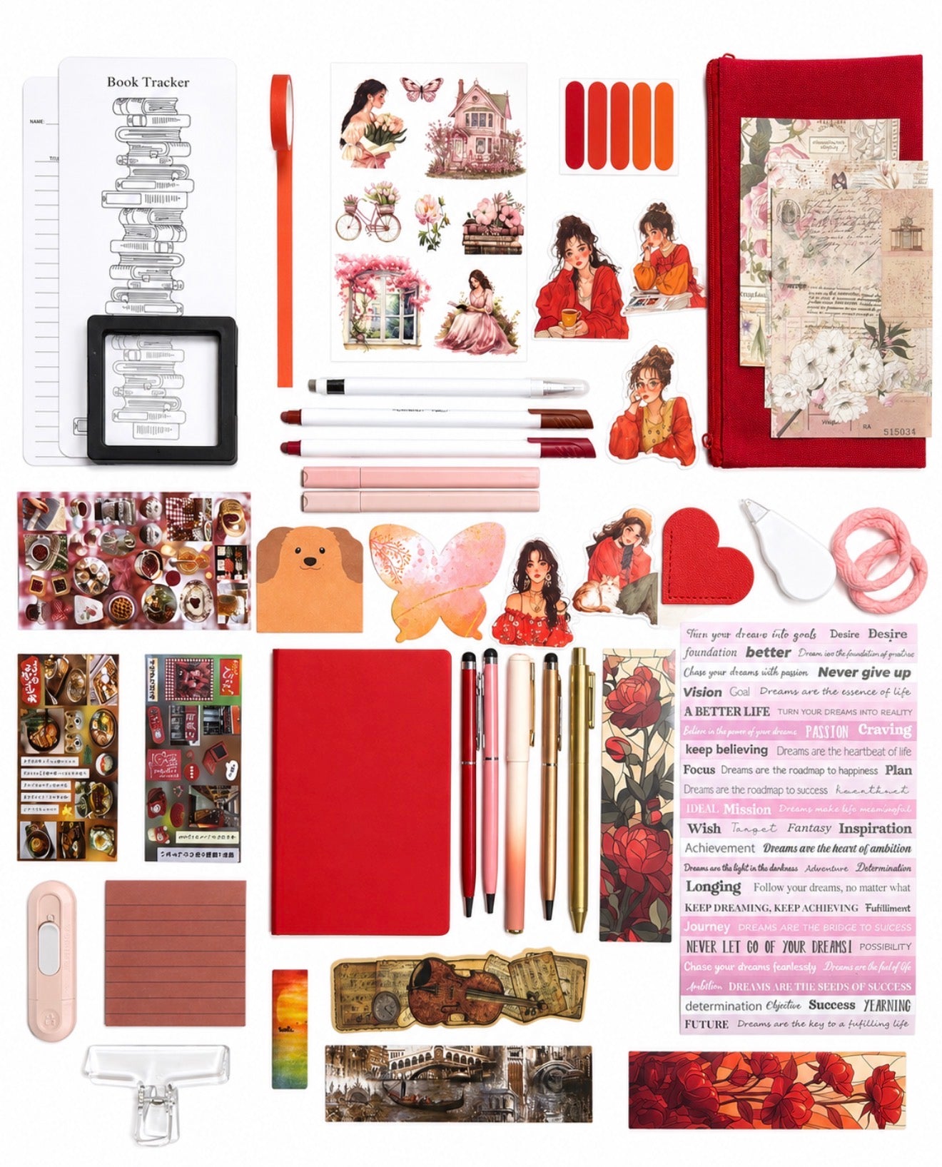 ❤️ NEW Crimson Muse — Red Aesthetic Bookish Bundle