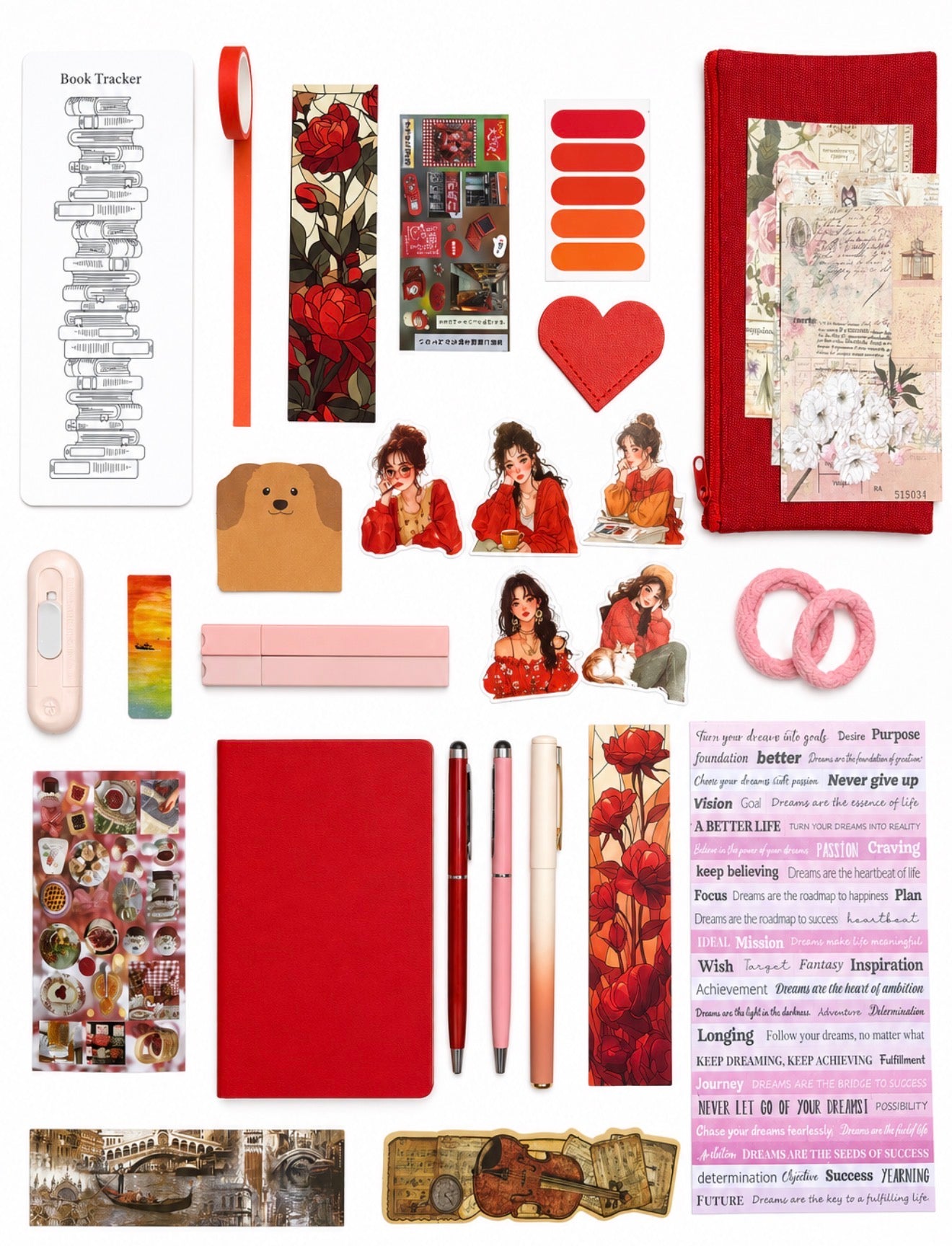 ❤️ NEW Crimson Muse — Red Aesthetic Bookish Bundle