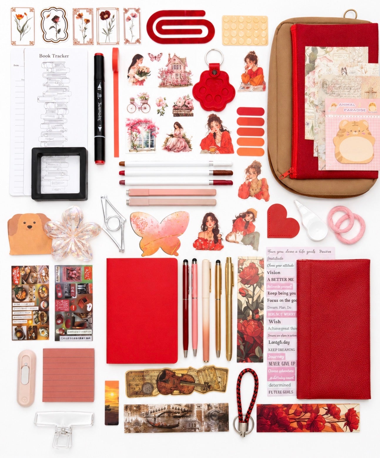 ❤️ NEW Crimson Muse — Red Aesthetic Bookish Bundle