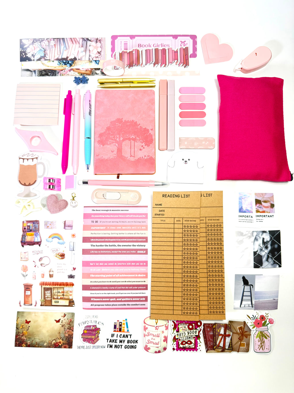 💗 NEW Pink Blush — Pink Aesthetic Bookish Bundle