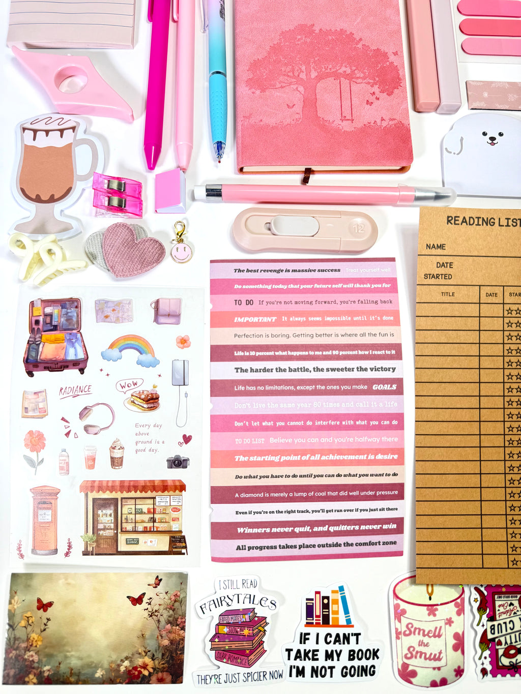 💗 NEW Pink Blush — Pink Aesthetic Bookish Bundle