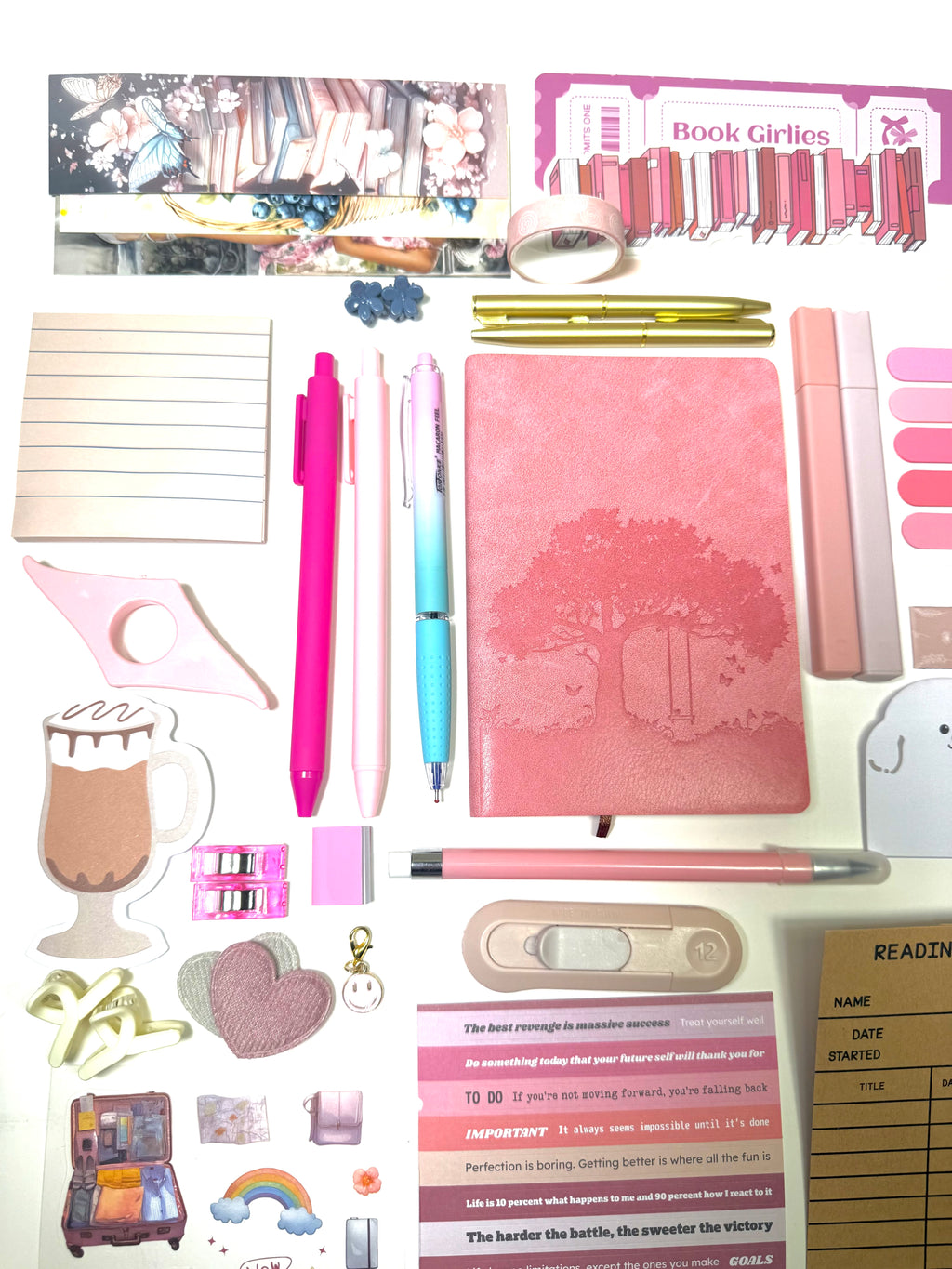 💗 NEW Pink Blush — Pink Aesthetic Bookish Bundle