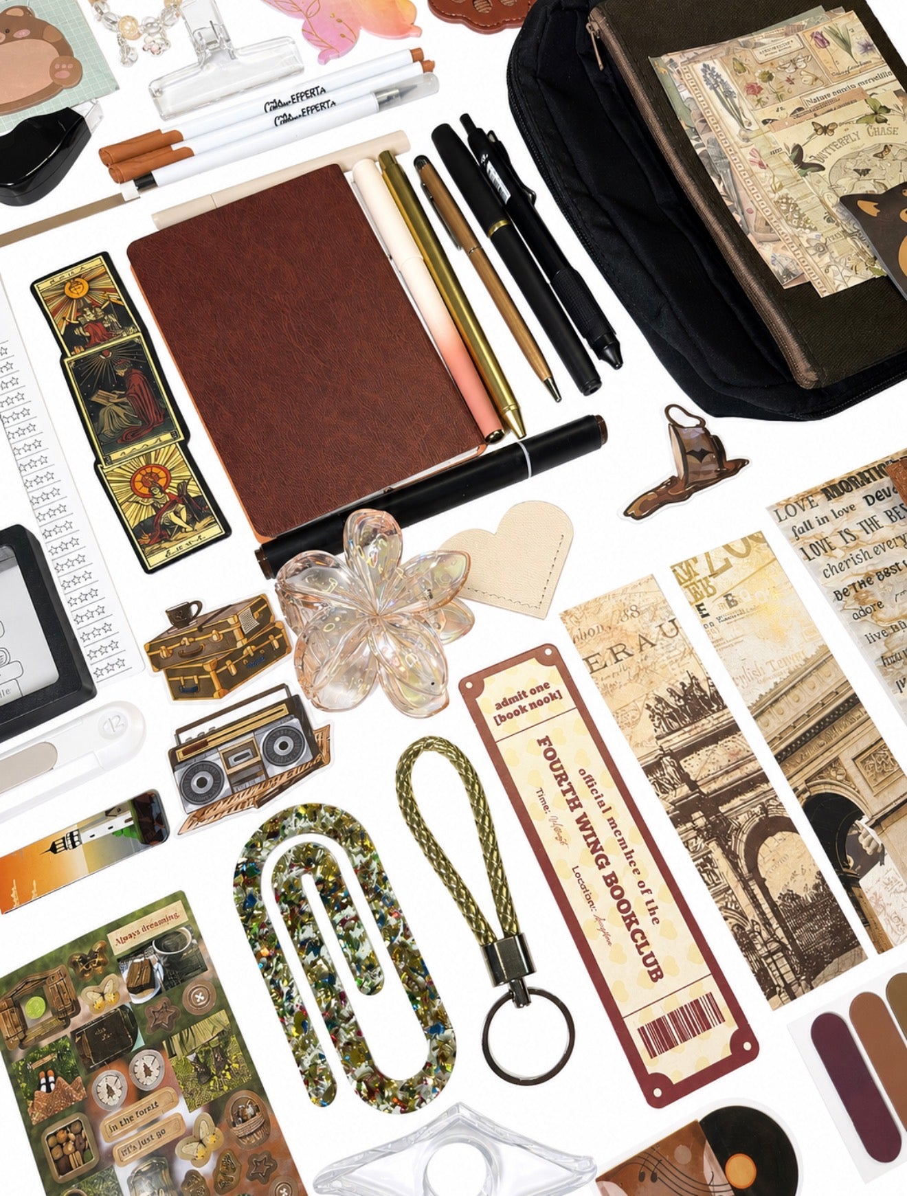 🟤 NEW Mocha Serenity — Brown Aesthetic Bookish Bundle