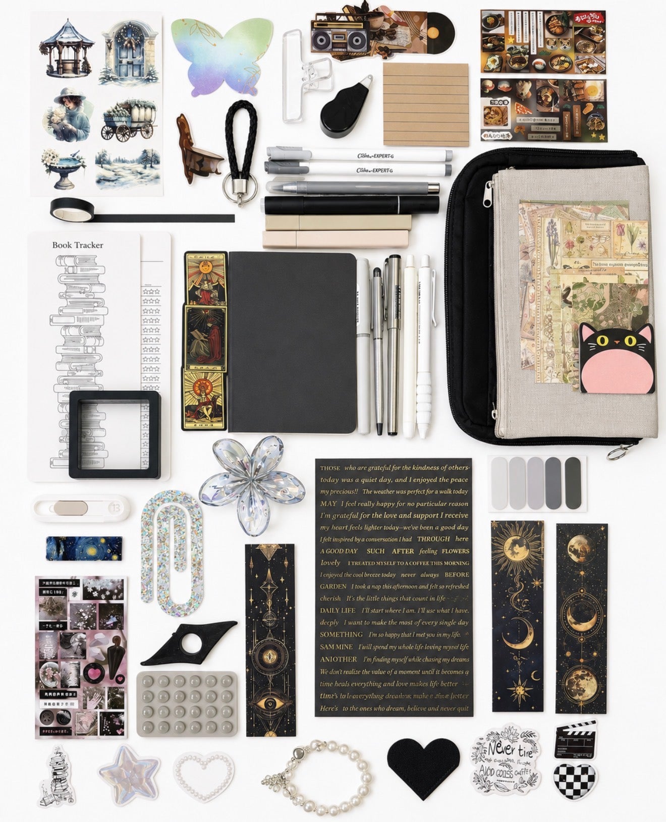 🩶 NEW Grey Muse — Grey Aesthetic Bookish Bundle