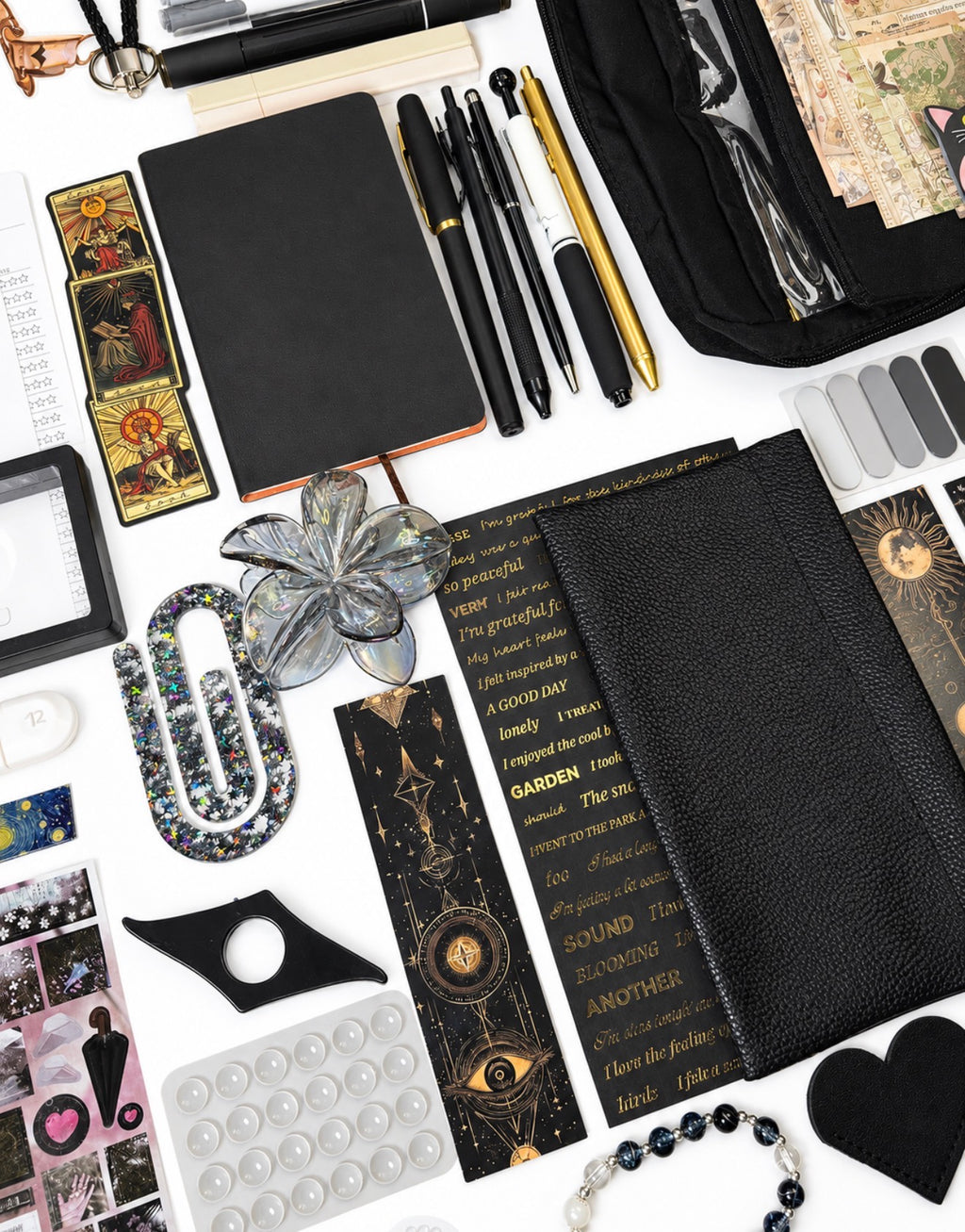 🖤 NEW Noir Chapter — Black Aesthetic Bookish Bundle