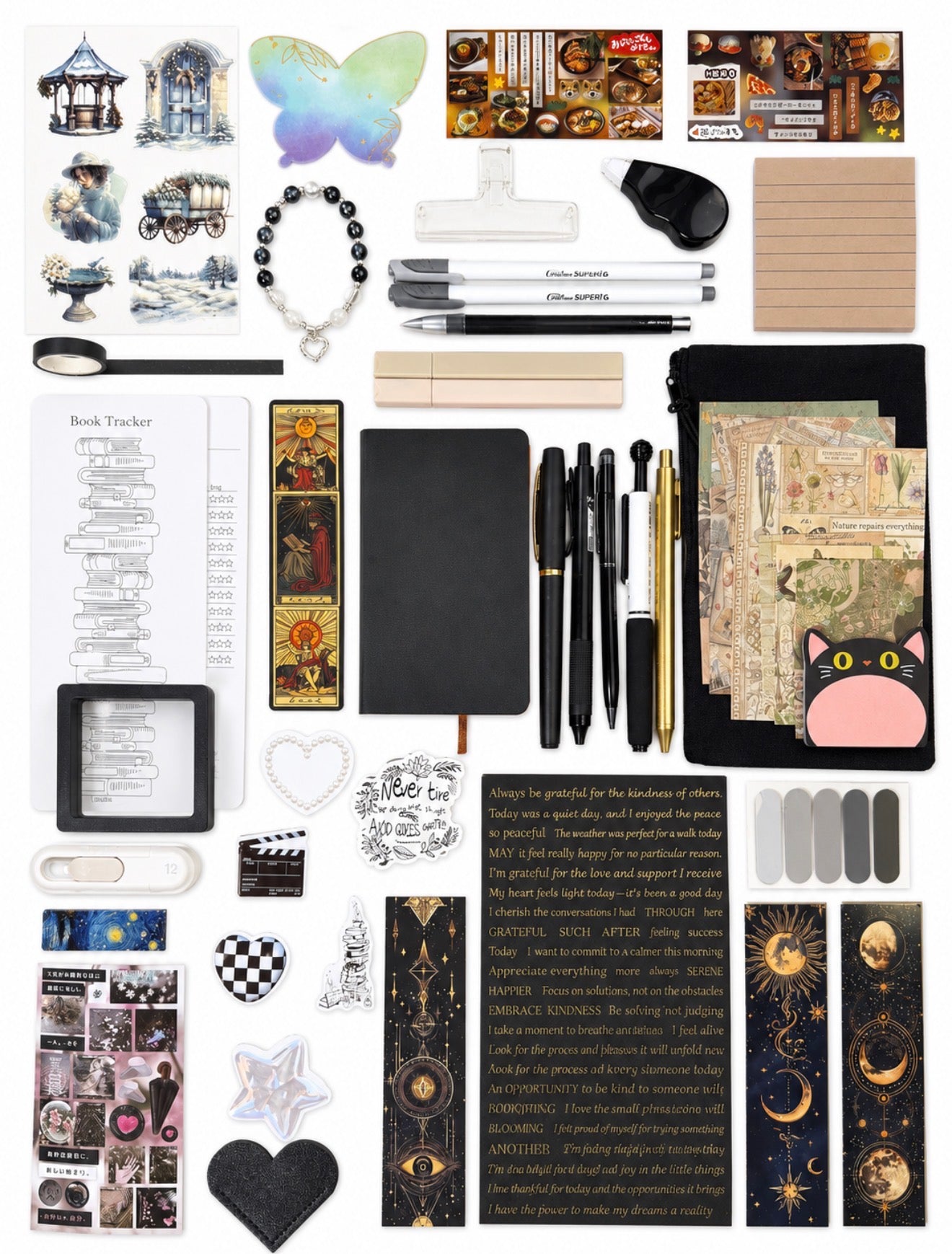🖤 NEW Noir Chapter — Black Aesthetic Bookish Bundle