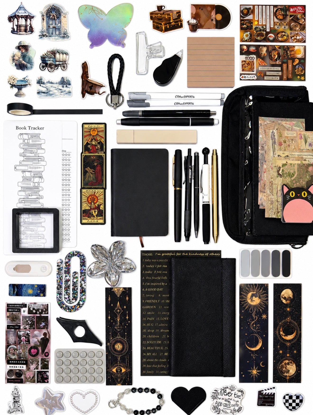 🖤 NEW Noir Chapter — Black Aesthetic Bookish Bundle