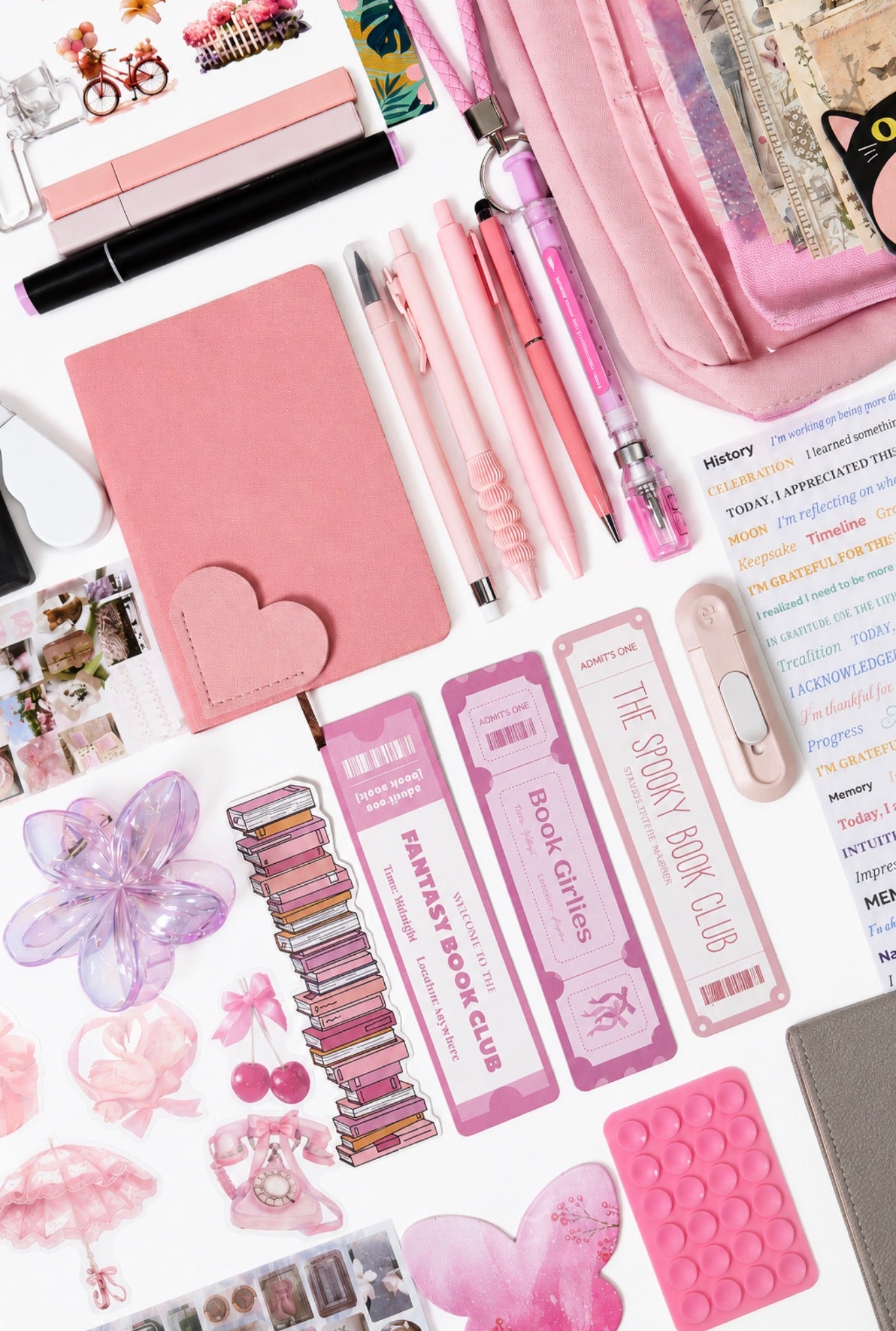 💗 NEW Pink Blush — Pink Aesthetic Bookish Bundle