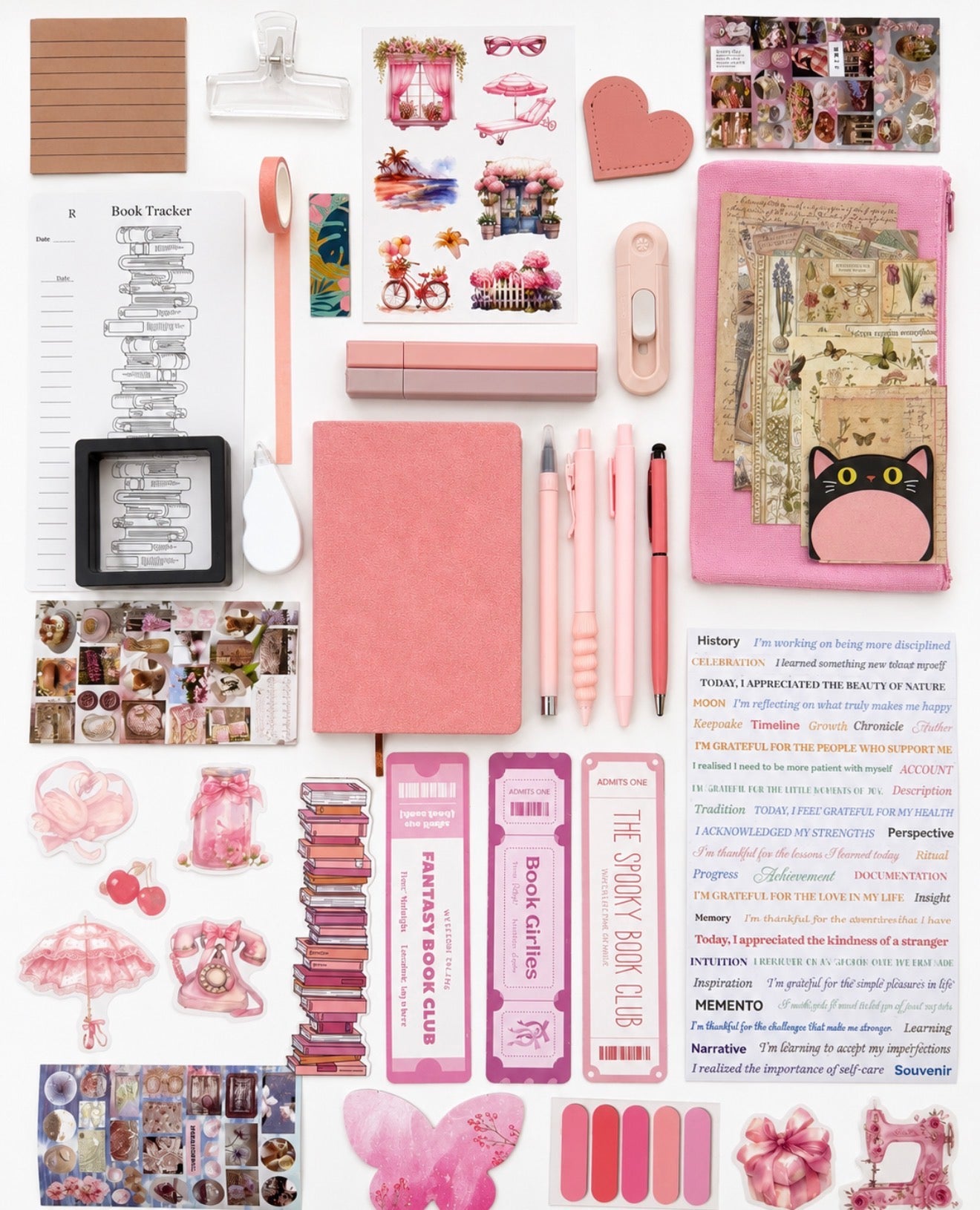 💗 NEW Pink Blush — Pink Aesthetic Bookish Bundle
