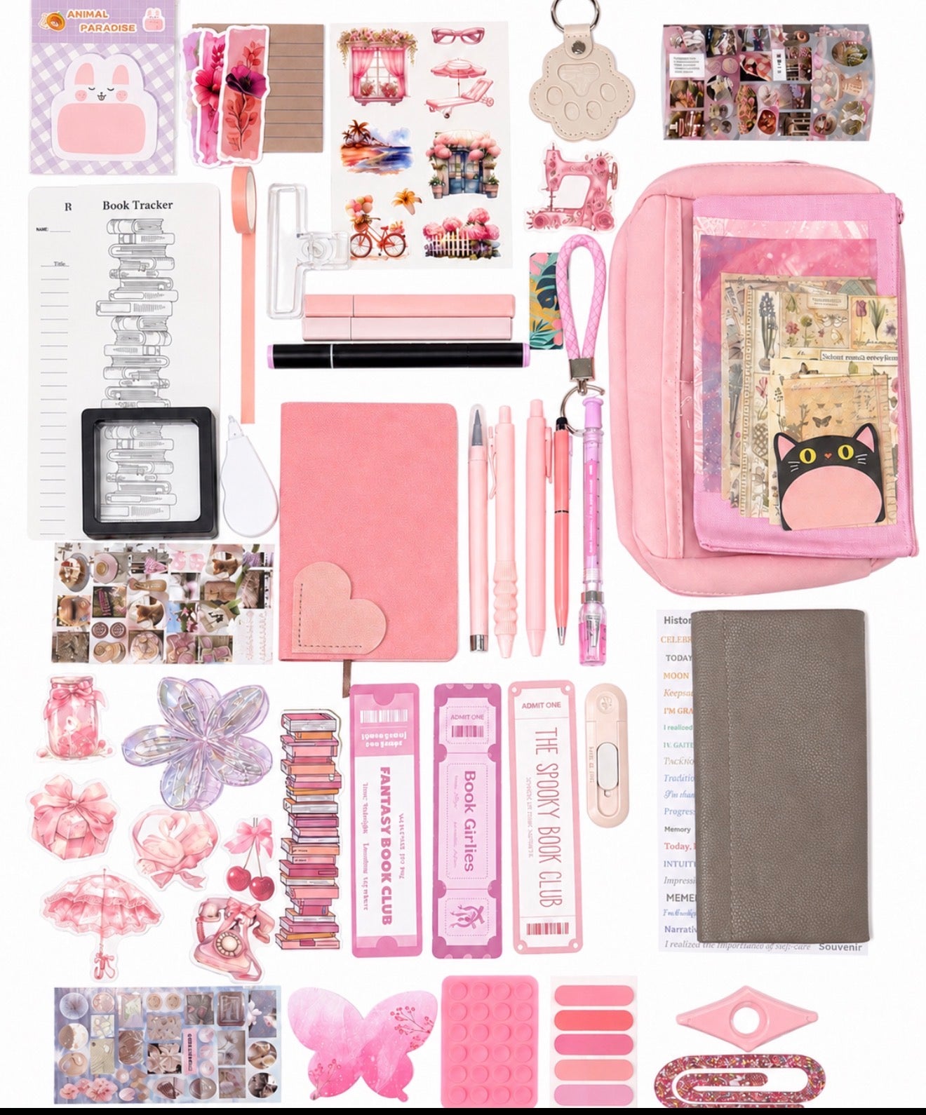 💗 NEW Pink Blush — Pink Aesthetic Bookish Bundle