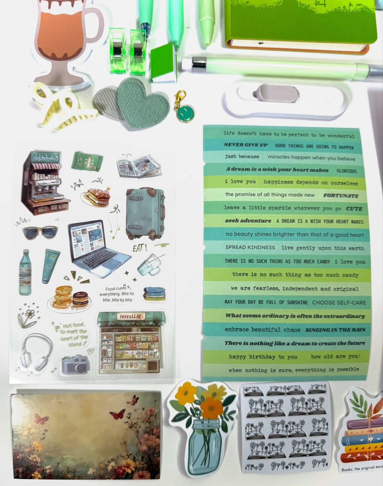 💚 NEW Green Matcha Elite — Green Aesthetic Bookish Bundle