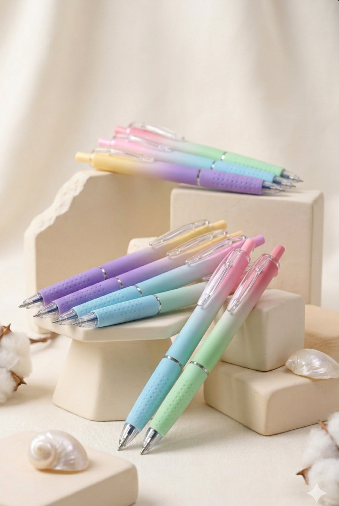 ✨ Gradient Dreams Pens — Smooth Gel Pen Set