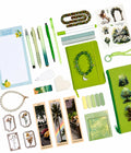 Sage Bloom Bookish Bundle – Updated Soft Green Aesthetic Stationery & Reading Accessories
