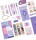 Purple Amethyst Bookish Bundle – Updated Purple Aesthetic Stationery & Reading Accessories