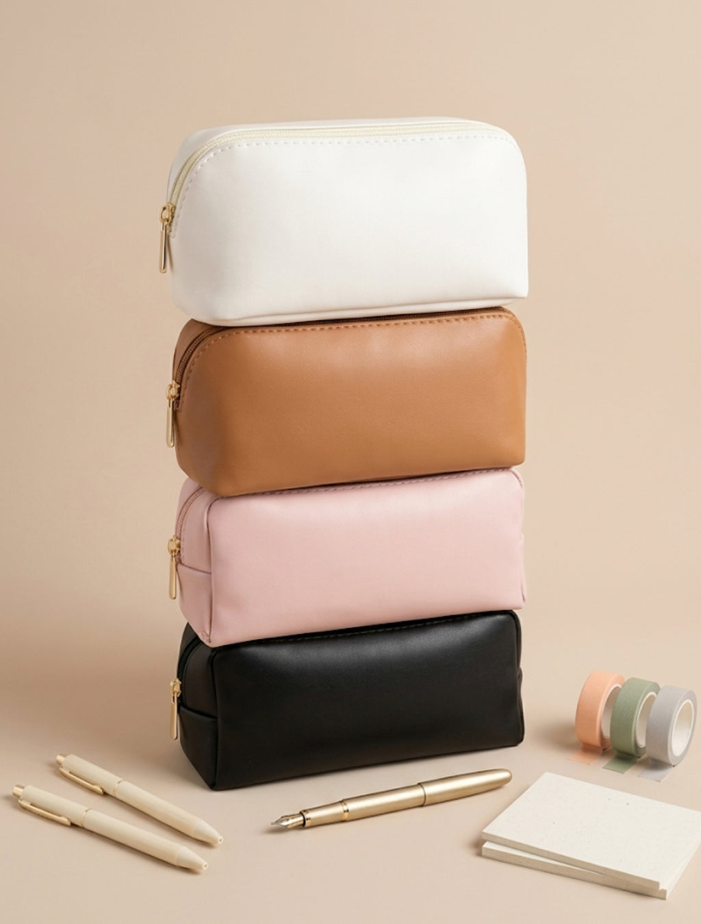 The Ultimate Aesthetic Pouch — Large Capacity Stationery Organizer