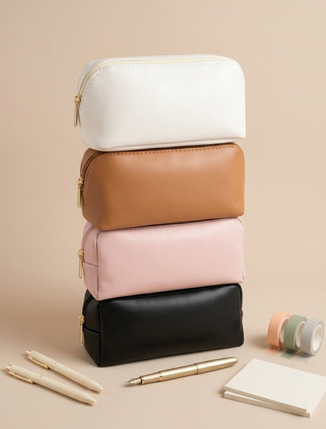 The Ultimate Aesthetic Pouch — Large Capacity Stationery Organizer