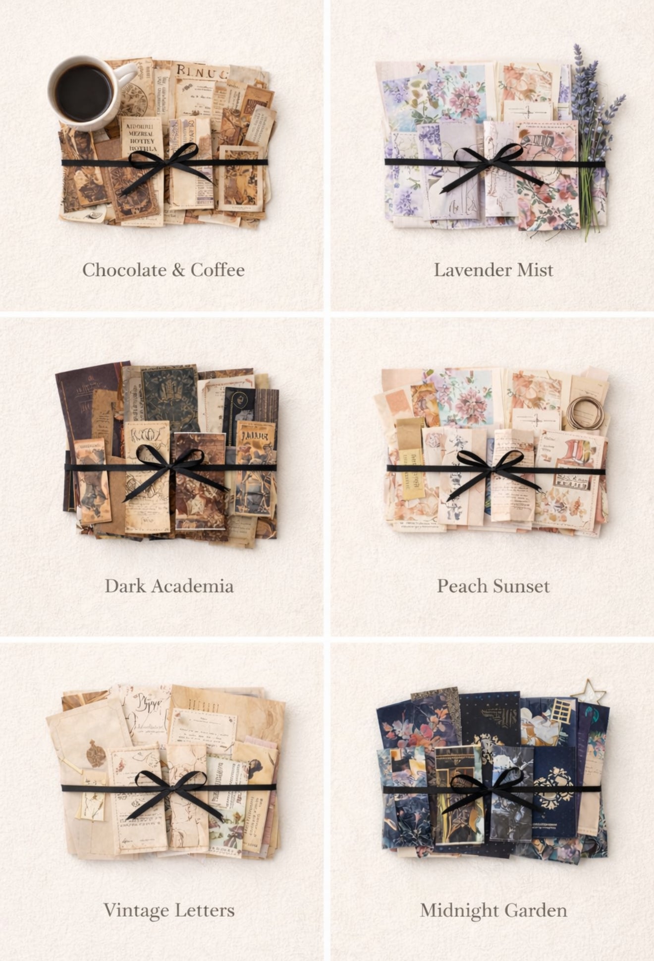 ✨ Vintage Ephemera Set — Scrapbook & Journaling Pack (85 Pieces)
