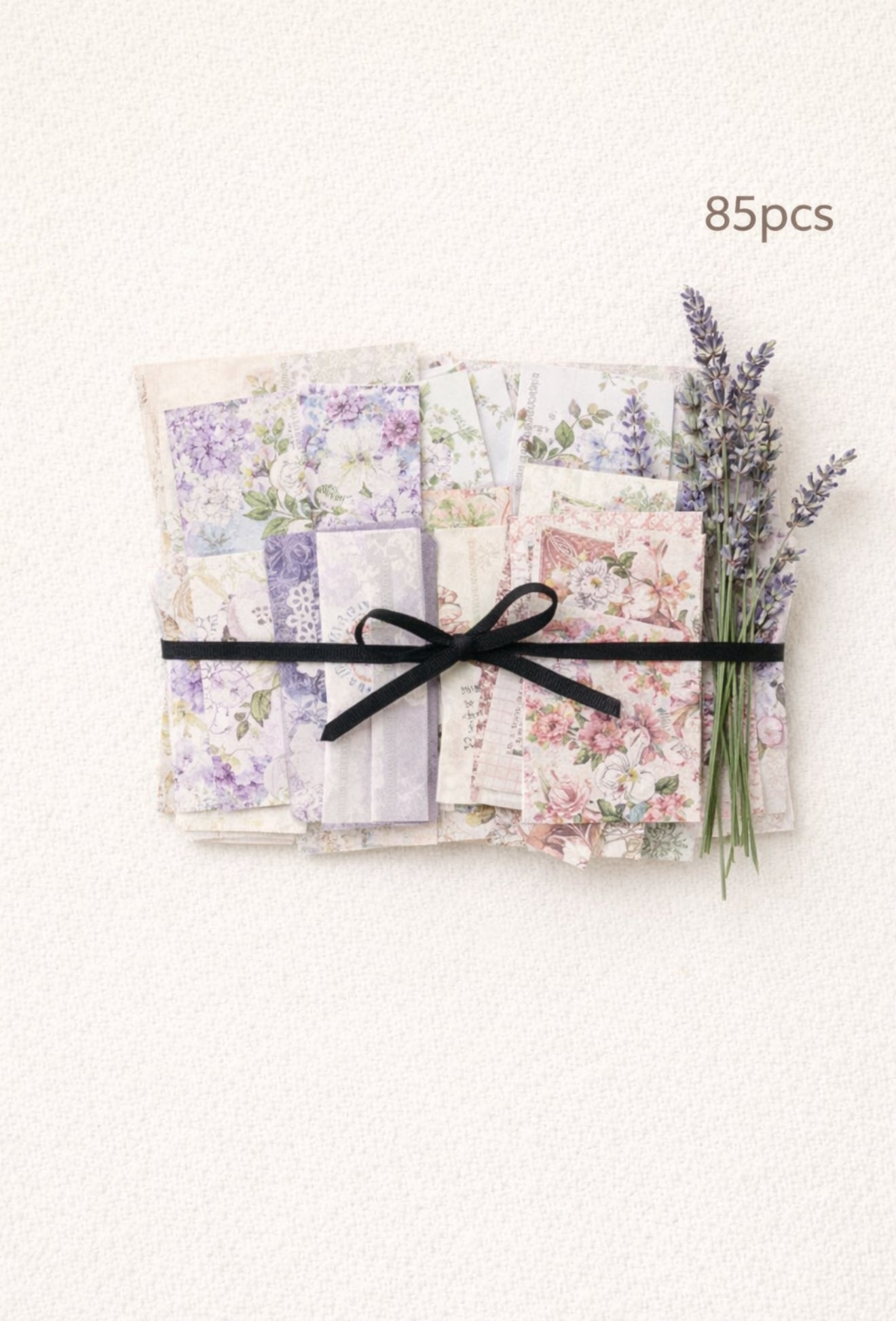 ✨ Vintage Ephemera Set — Scrapbook & Journaling Pack (85 Pieces)