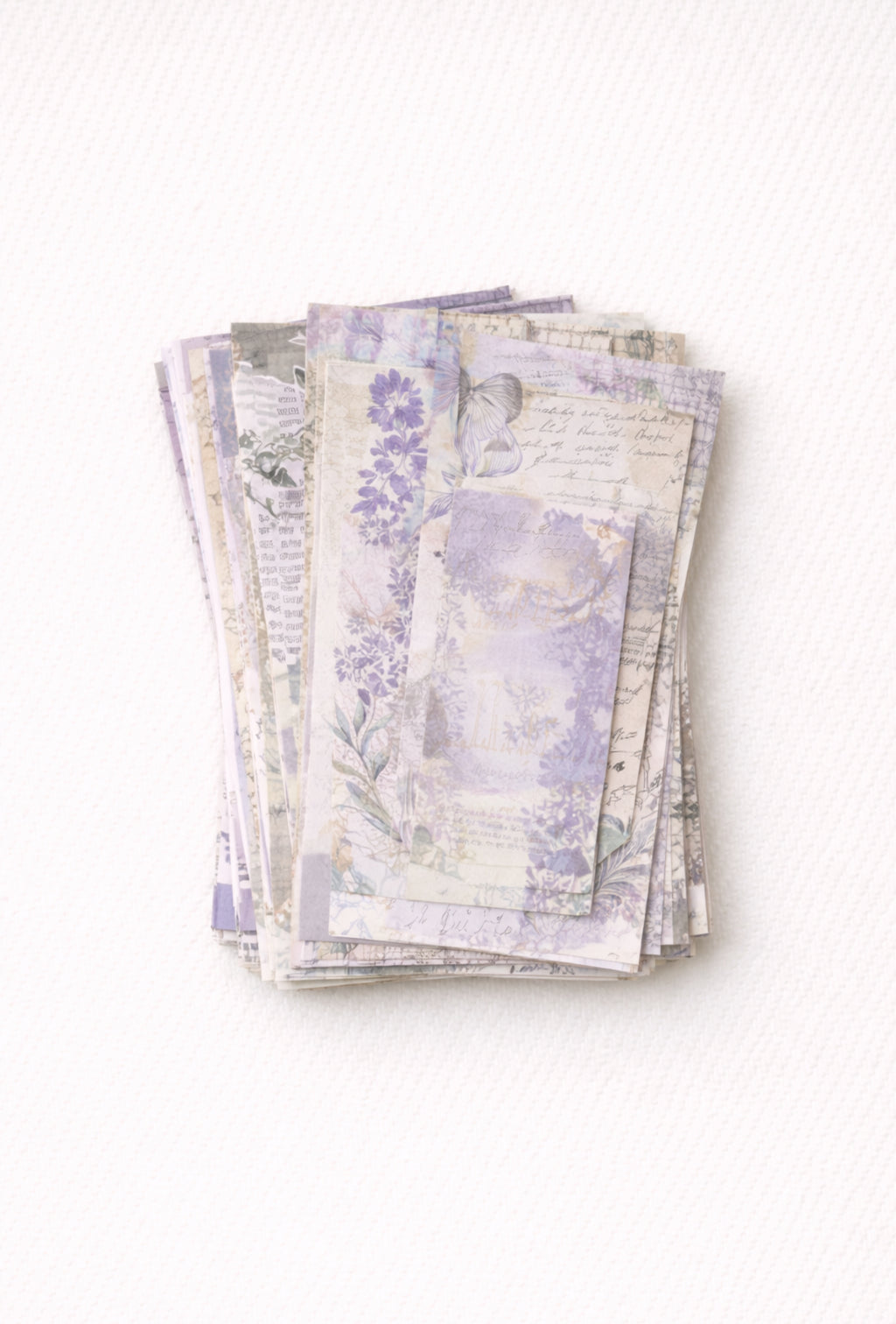 ✨ Botanical Ephemera Set — Vintage Scrapbook Papers (100 Pieces)
