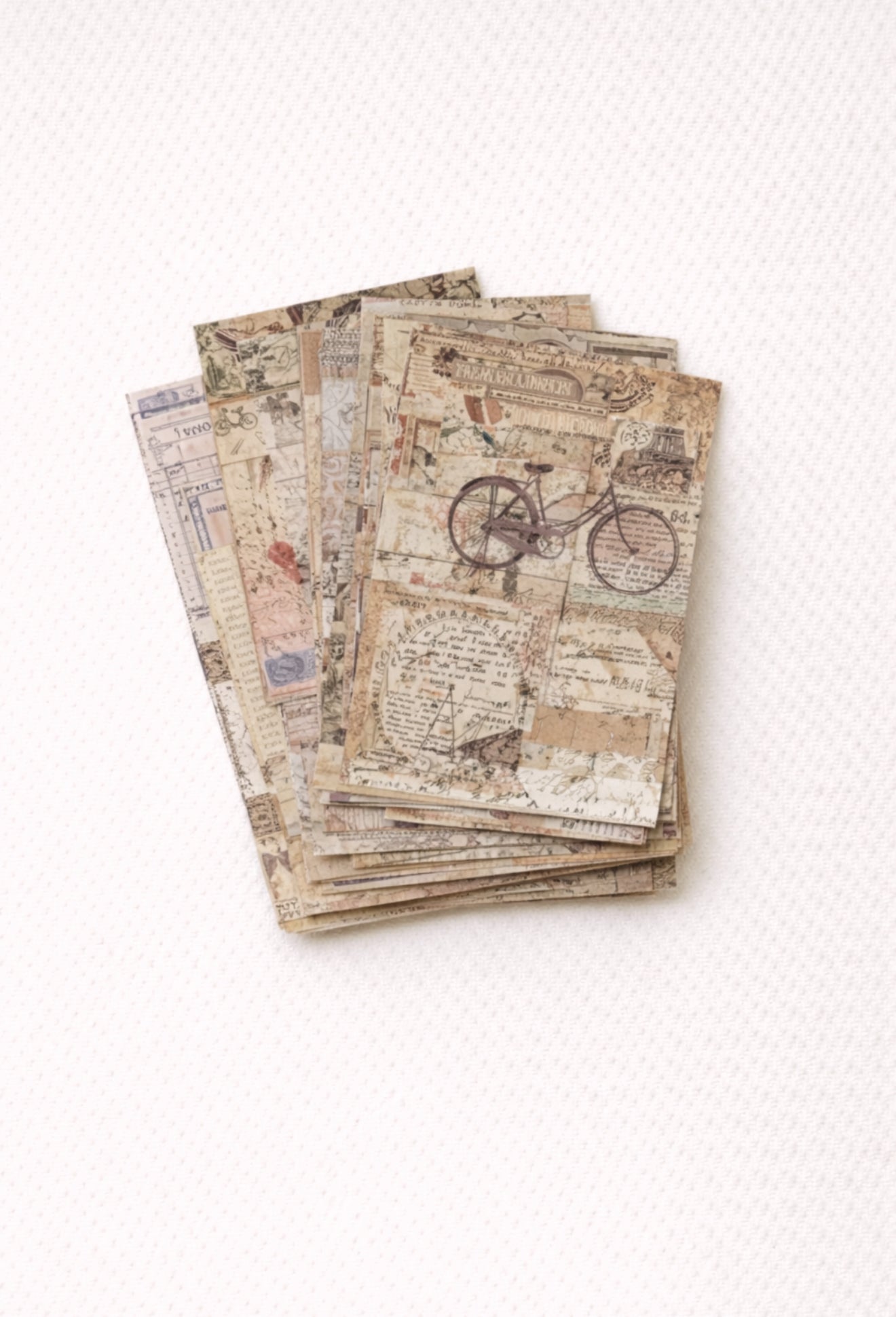 ✨ Botanical Ephemera Set — Vintage Scrapbook Papers (100 Pieces)