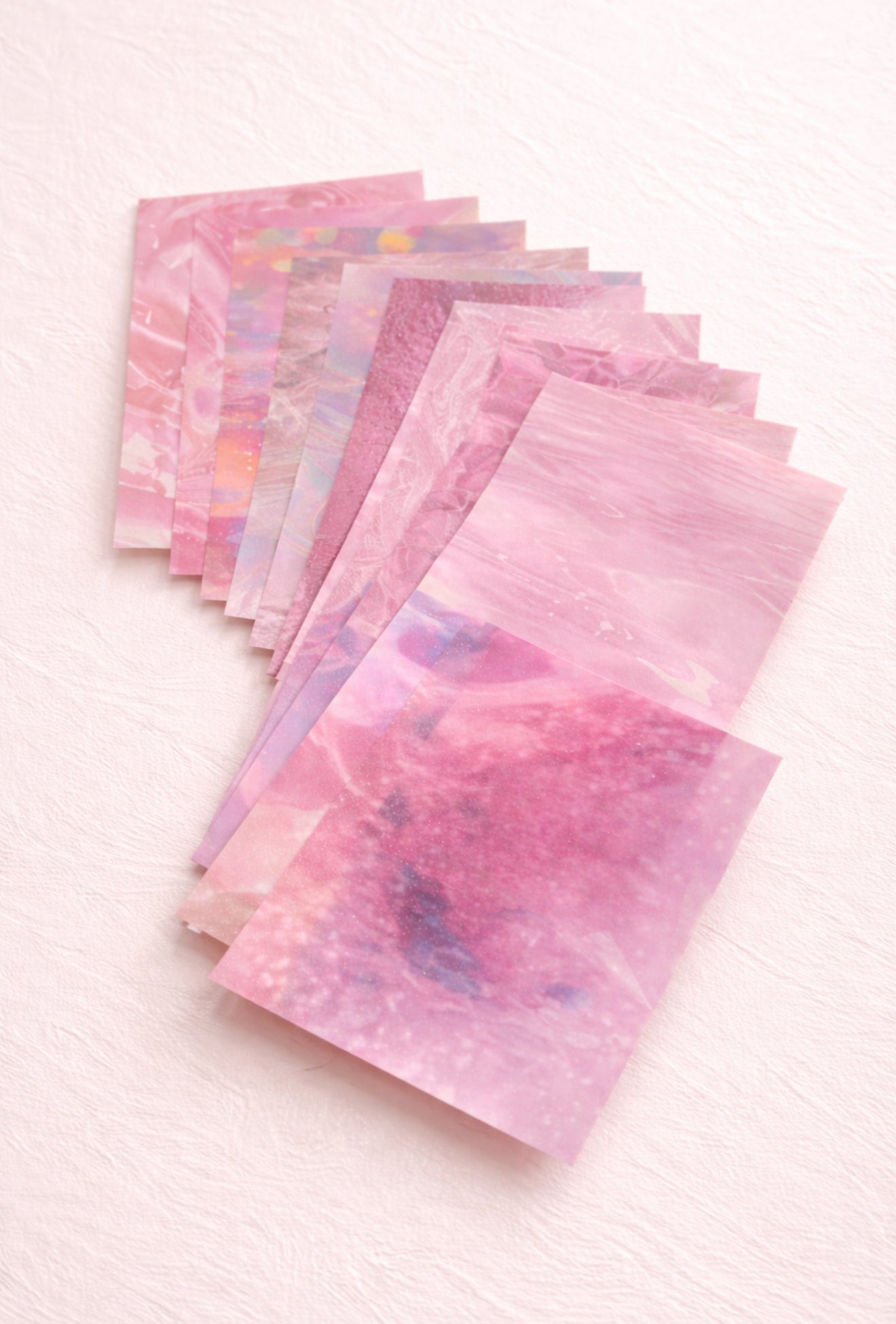 🌊 Ocean Aesthetic Paper Set — 20 Translucent Pages