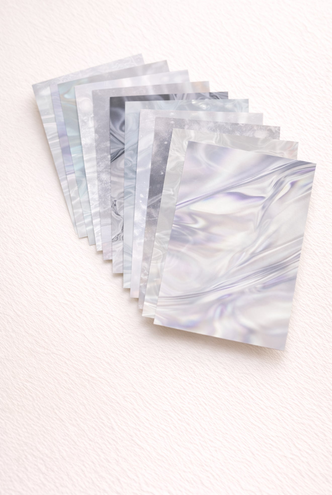 🌊 Ocean Aesthetic Paper Set — 20 Translucent Pages