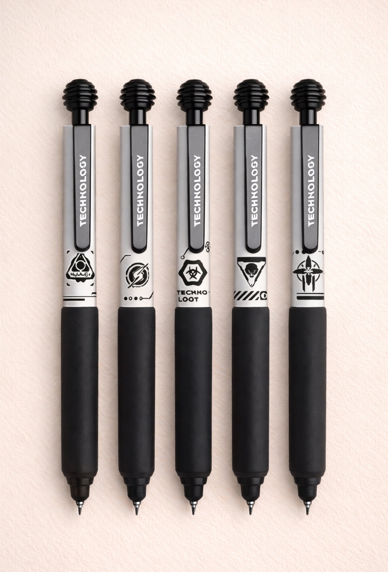 ✨ Minimal Aesthetic Gel Pens — Pastel Pen Set (5 Pack)