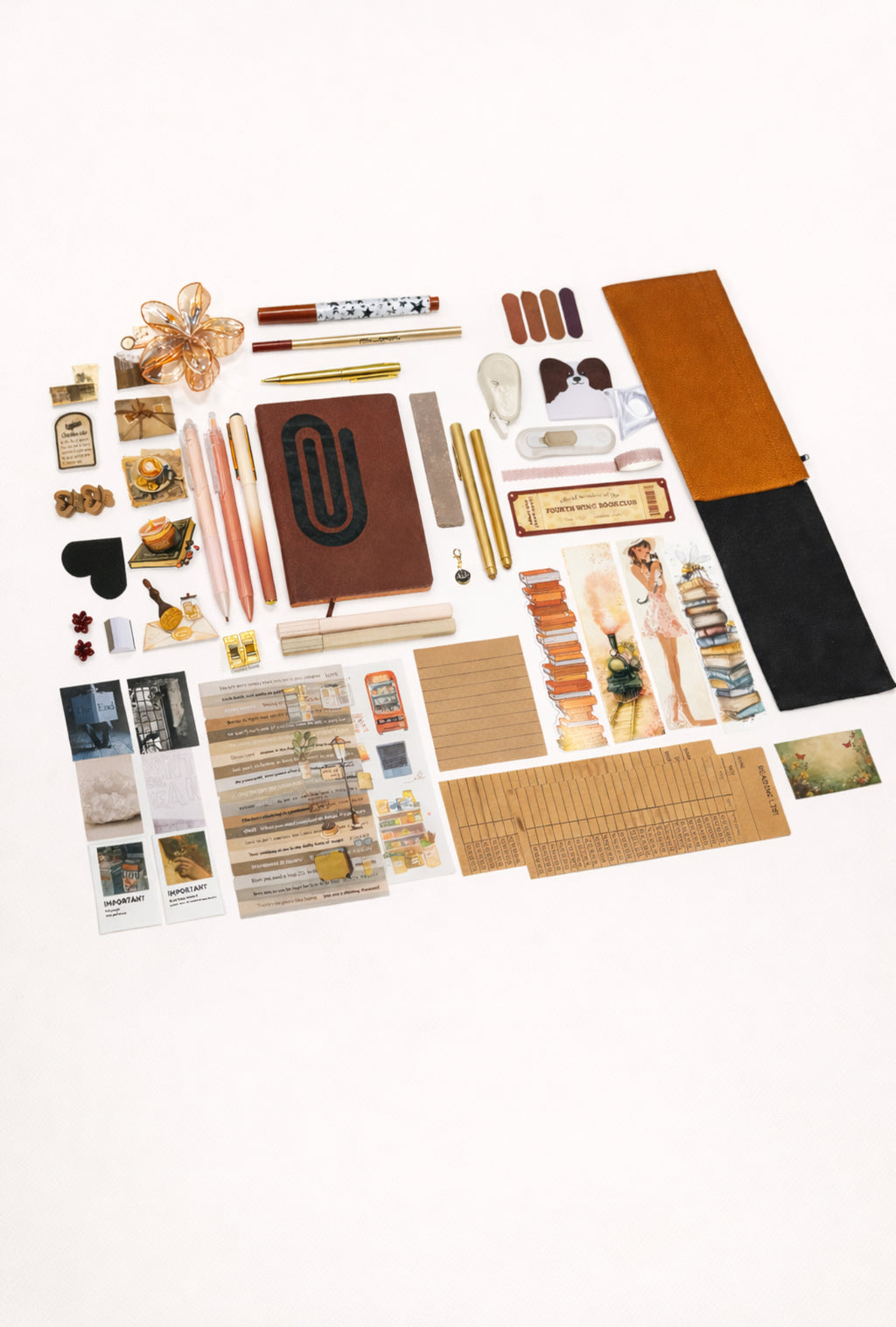 🟤 NEW Mocha Serenity — Brown Aesthetic Bookish Bundle