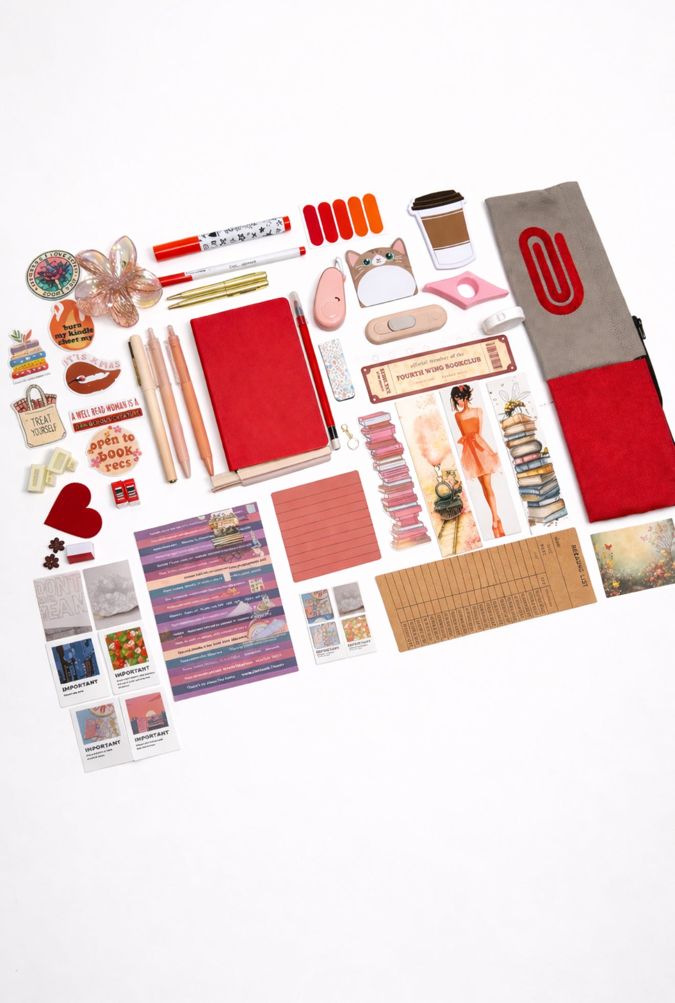 ❤️ NEW Crimson Muse — Red Aesthetic Bookish Bundle