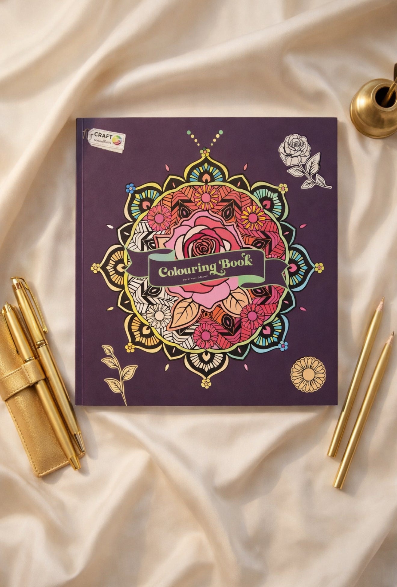 Premium Hardcover Aesthetic Coloring Books — 128 Detailed Pages by DécoTime