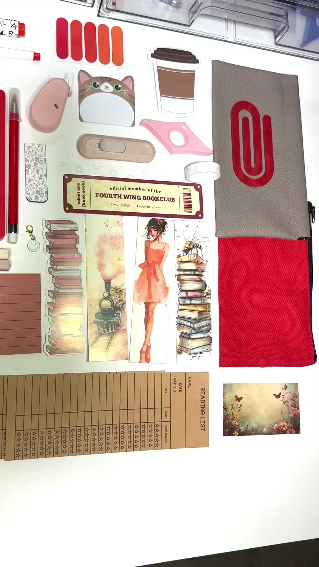 ❤️ NEW Crimson Muse — Red Aesthetic Bookish Bundle