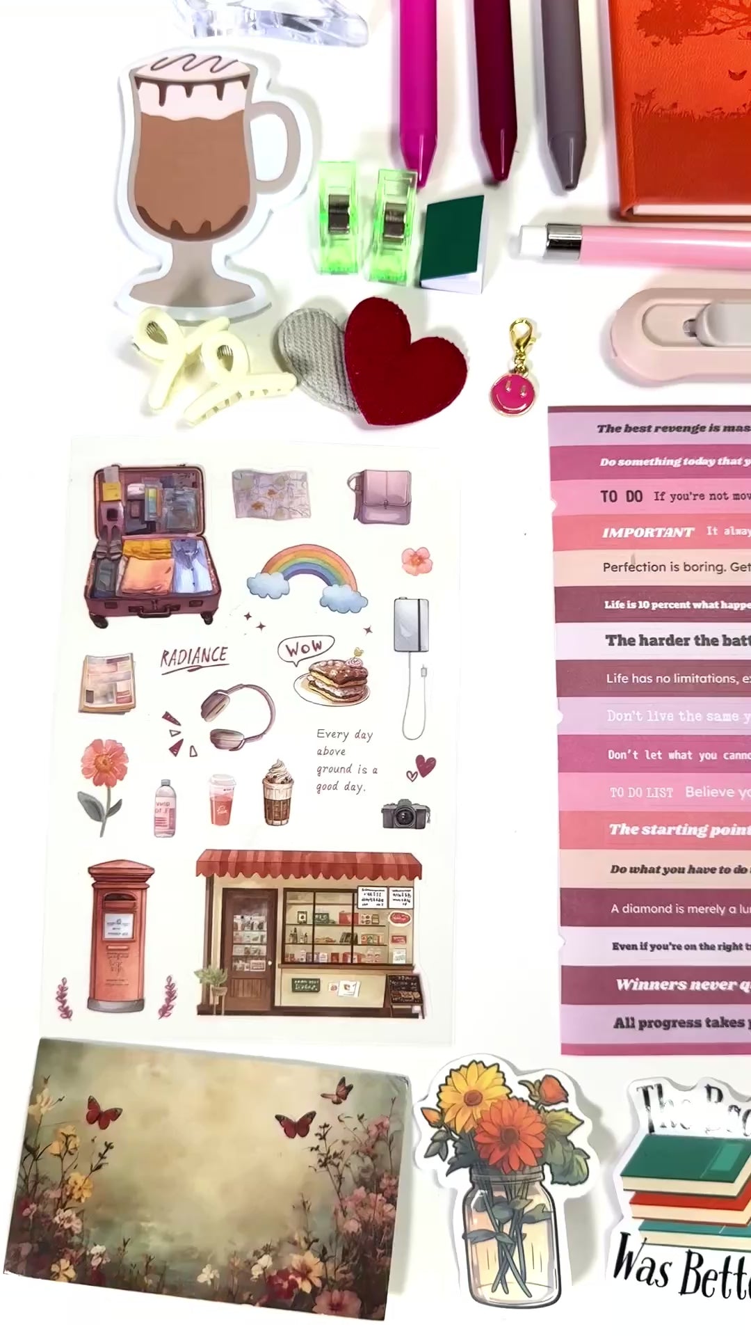 ❤️ Red Crimson Affair — Red Aesthetic Bookish Bundle