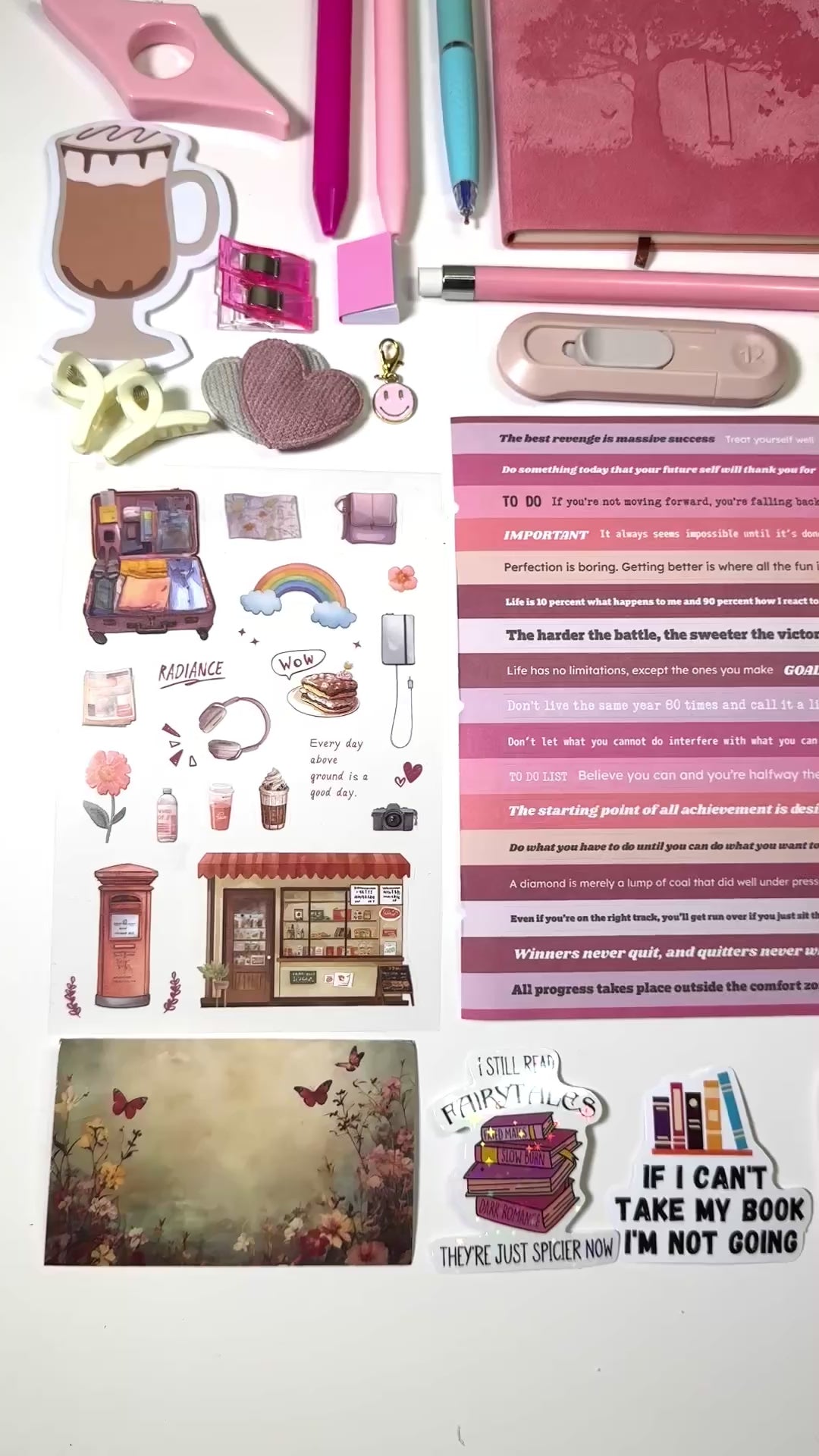 💗 NEW Pink Blush — Pink Aesthetic Bookish Bundle