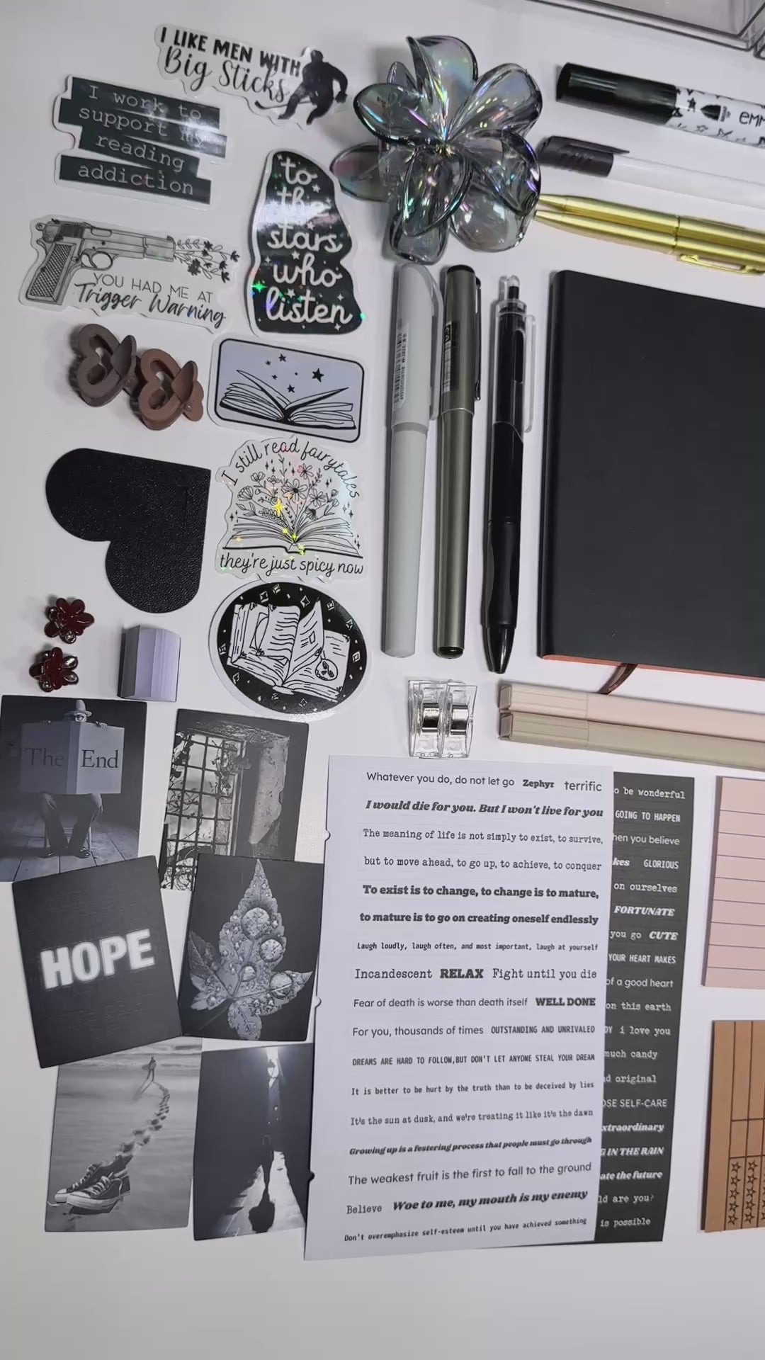 🖤 NEW Noir Chapter — Black Aesthetic Bookish Bundle