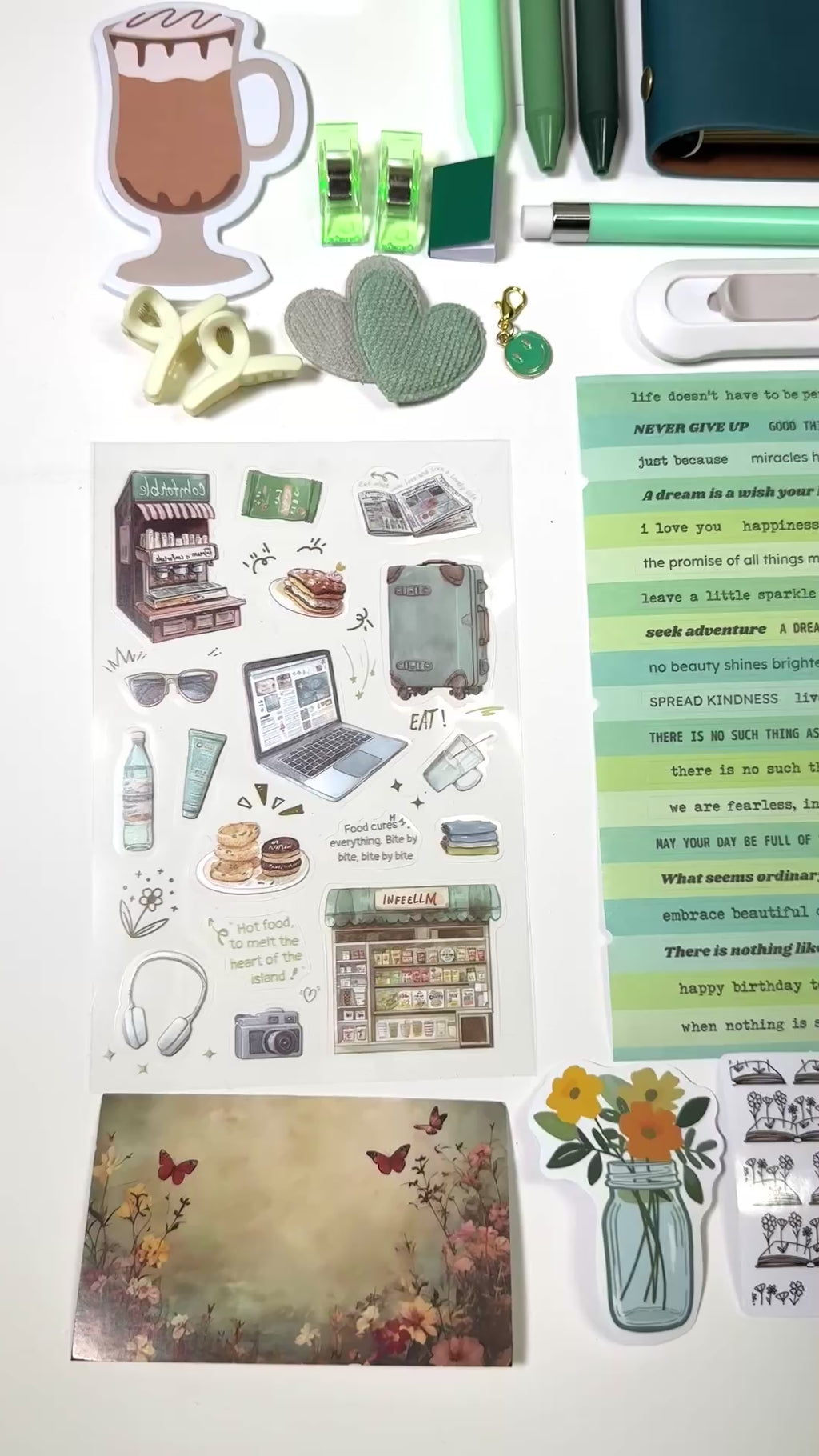 🌿 Emerald Noir — Limited Edition Aesthetic Bookish Bundle
