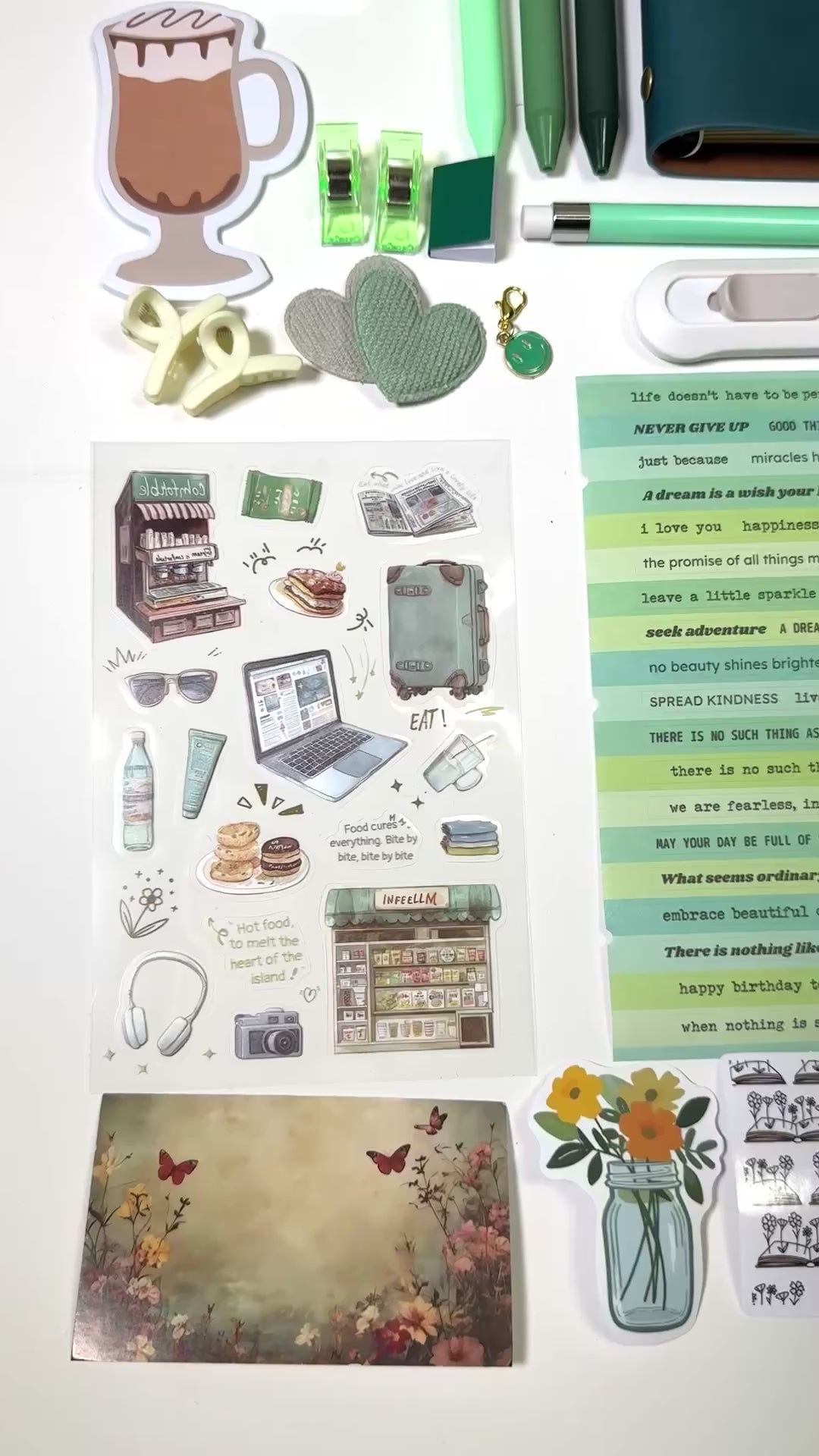 🌿 Emerald Noir — Limited Edition Aesthetic Bookish Bundle